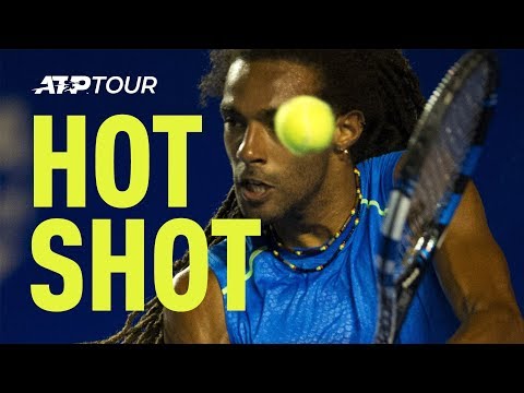 Dustin Brown Behind The Back Hot Shot Bergamo Challenger 2016