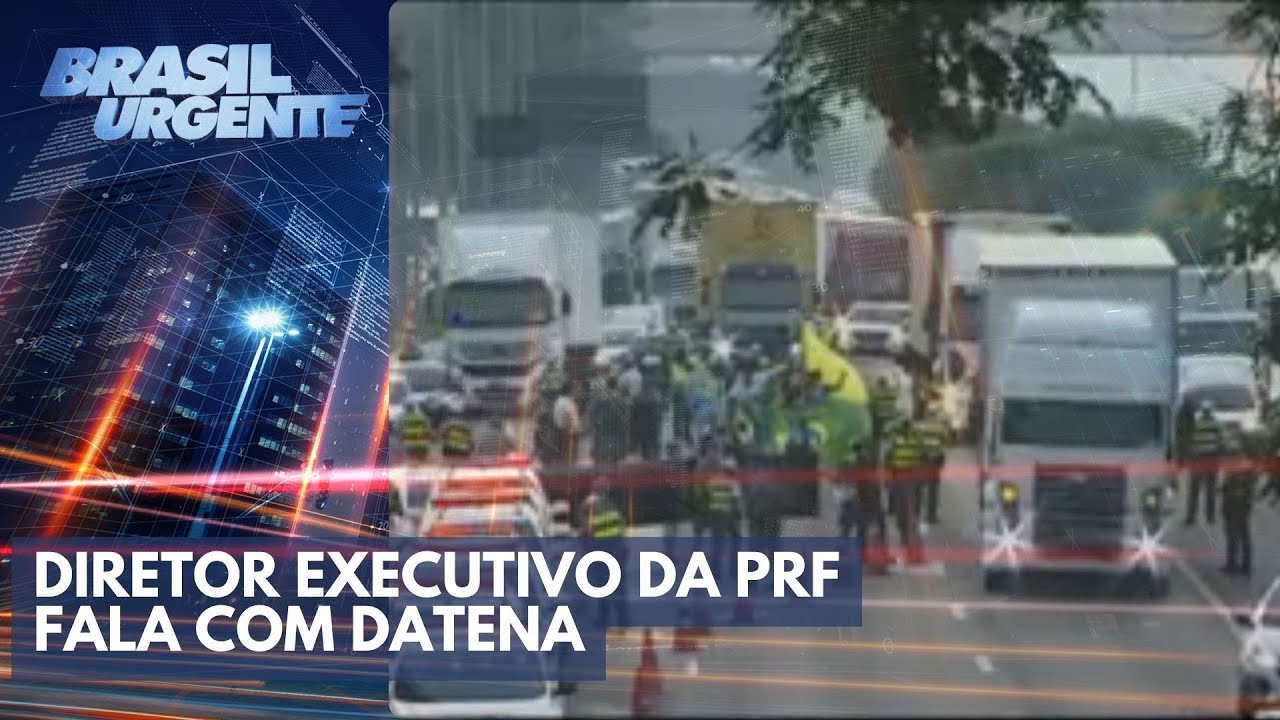 Datena conversa ao vivo com o Diretor executivo da PRF - YouTube