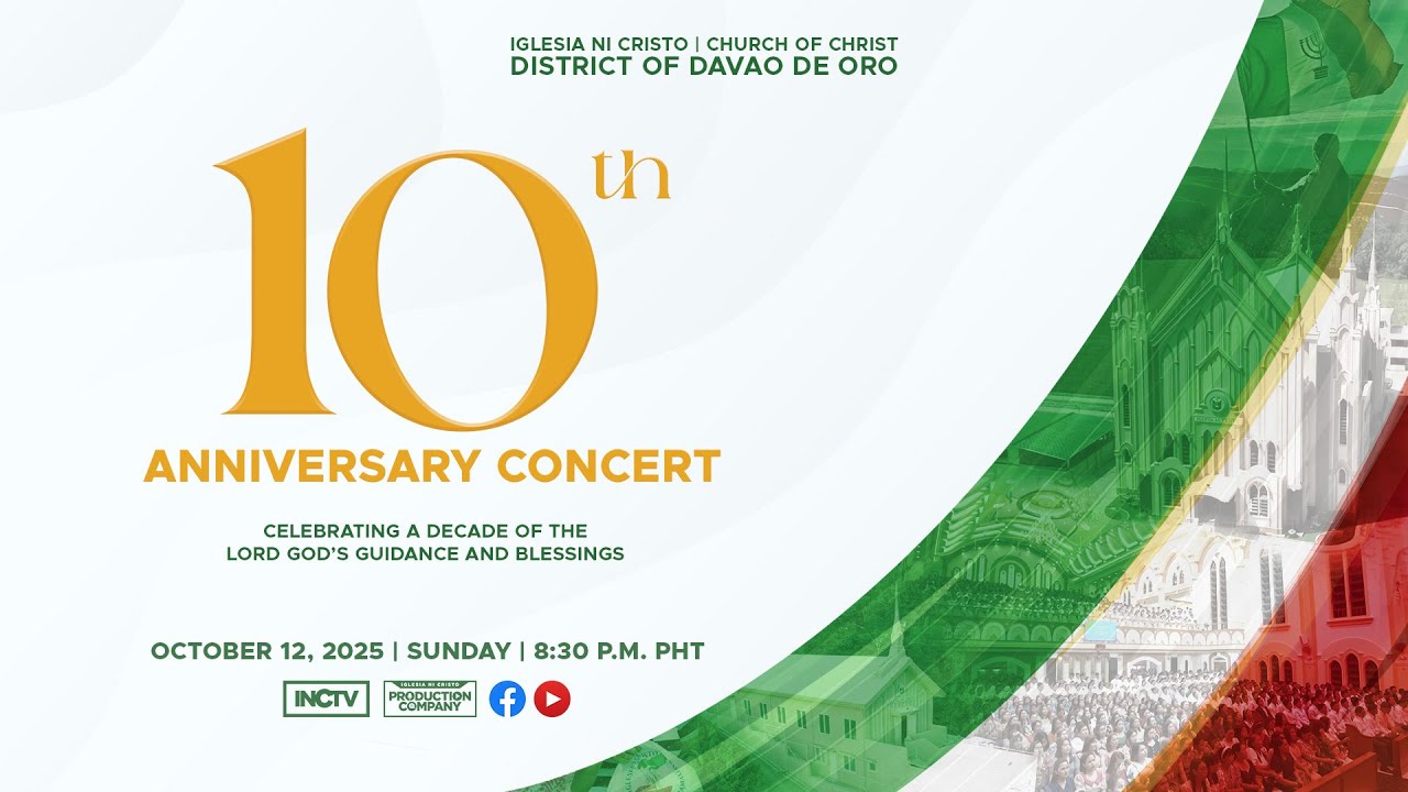 🔴 DAVAO DE ORO 10th Anniversary Concert | October 12, 2025 | 8:30 P.M. 🔴