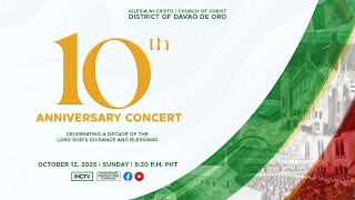 🔴 DAVAO DE ORO 10th Anniversary Concert | October 12, 2025 | 8:30 P.M. 🔴