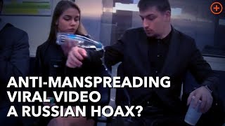 Viral Manspreading Video Actually A Russian Hoax?!