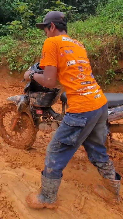 Part 6. Lasau road. #cubcross #wave100 #shorts #offroad