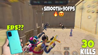 OnePlus 8T Smooth + 90 FPS Gameplay 3.1 Update | FPS Meter Test | OnePlus 8T Pubgm Test