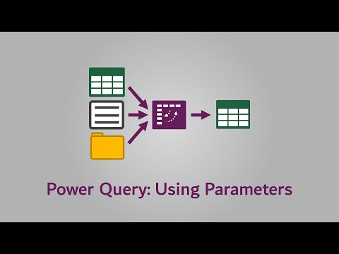 تصویری: چگونه یک power query را پارامتر می کنید؟