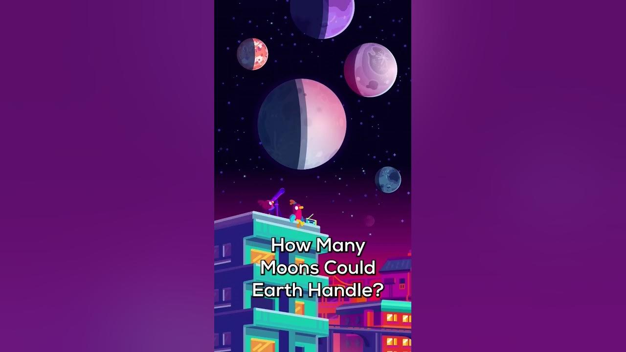 How Many Moons Could Earth Handle? #kurzgesagt #shorts