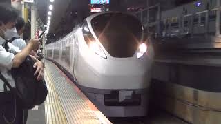 E657系 ときわ82号 新橋通過