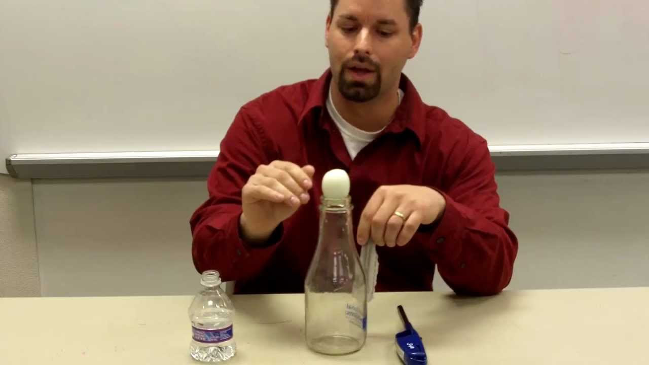 Air Pressure The Egg and Bottle