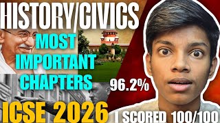 These Chapters Will Come In Historycivics Icse Board Exam 2026 Must Watch