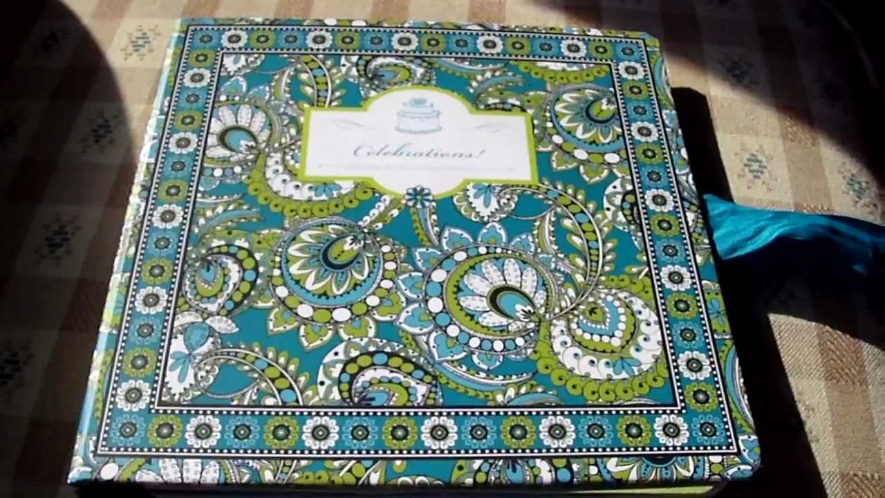 Vera Bradley Celebrations Book (Card Organizer) Review - YouTube