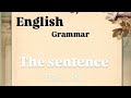 The sentence 