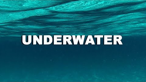 Zilo - underwater ( Official Lyric Video )