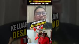 THE INDONESIAN ARCHIPELAGO KINGDOM SUPPORTS PRABOWO
