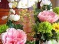 お墓参りに、色鮮やかな造花墓花-２束セット　【造花専門店Hanaco（はなこ）】
