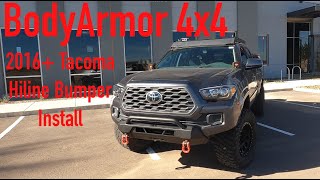 Body Armor 4x4 Hiline Bumper Install