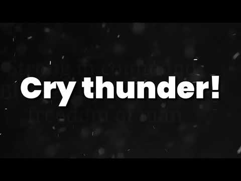 DragonForce - Cry Thunder (Lyric Video)