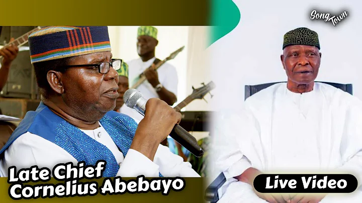 Sir Ebenezer Obey For Late Governor Cornelius Adebayo At Oke-Onigbin, Kwara State