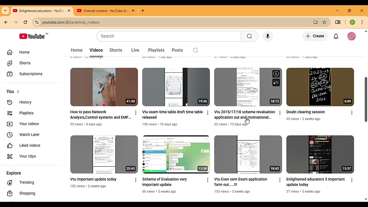 Vtu 2018,2015,2017 scheme exam application out....