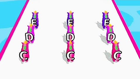 AZ Run - 2048 ABC Runner Level (238-241) All Level Stacked Gameplay
