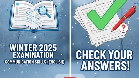 Controleer je antwoorden Winter 2025