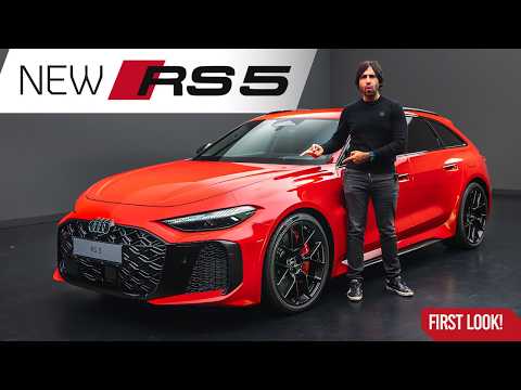 Audi’s NEW RS5 Avant & Sedan! Loud V6 Hybrid Beasts!