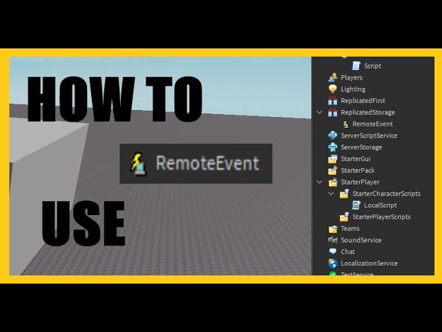 How To Use Remote Events In Roblox Youtube - roblox studio remote events fireserver