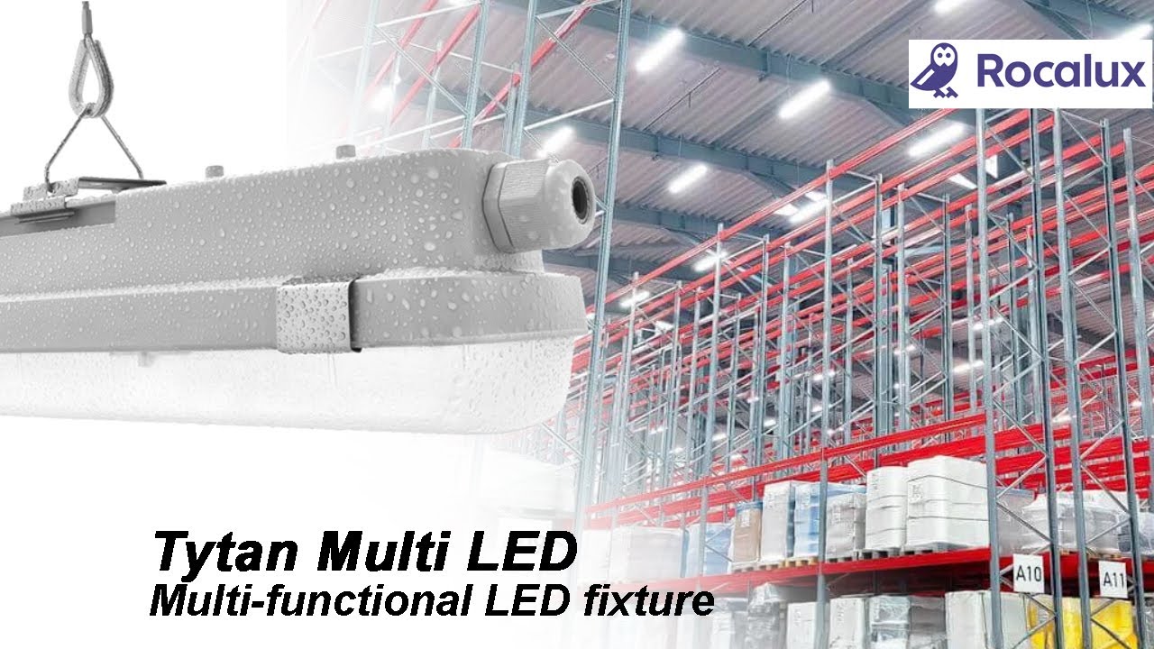 Tytan Multi Led waterdicht en slagvast led armatuur.