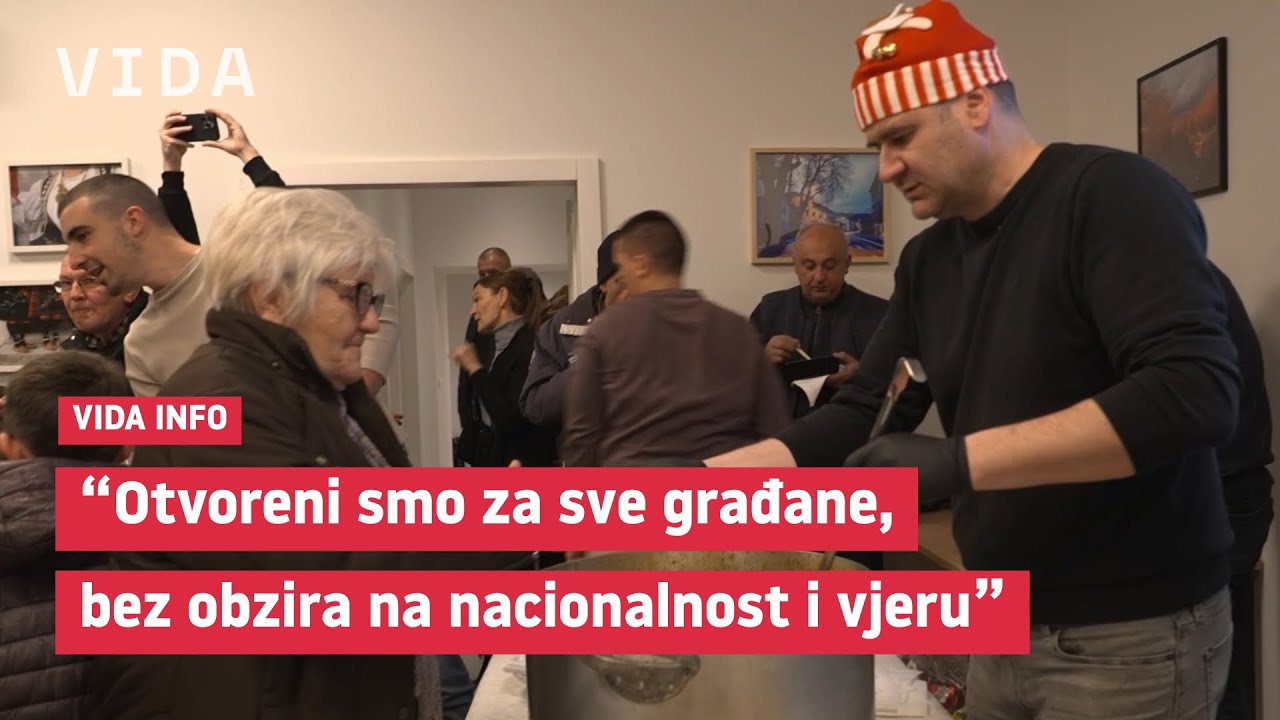 VIDA info - Badnjačko druženje Hrvata i Srba u SKC-u Knin