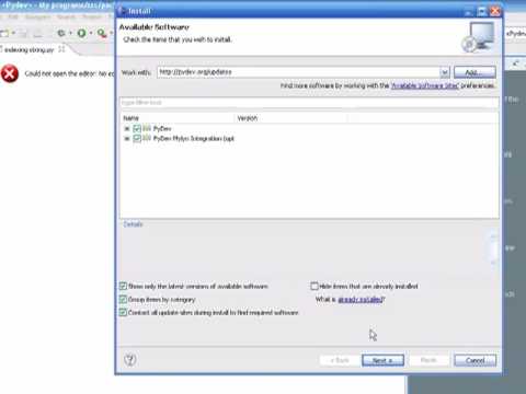 Eclipse sdk 3.5.2 and pydev