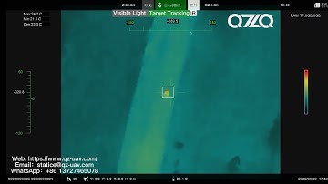 QZ130D 3 axis Dual sensor IR Object Tracking Gimbal Camera