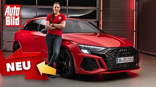 Audi RS 3 (2021) | Erster Check im neuen RS 3 | Sitzprobe mit Katharina Berndt