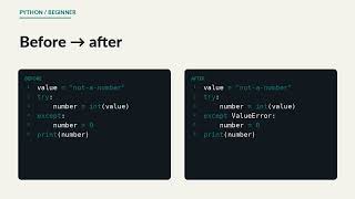 Catch Specific Python Exceptions
