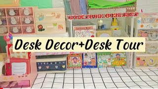 ✨DESK DECOR+ DESK TOUR|Trang Trí Lại Bàn Học Chuẩn Bị Vào Năm Học Mới📦🎊#decoration