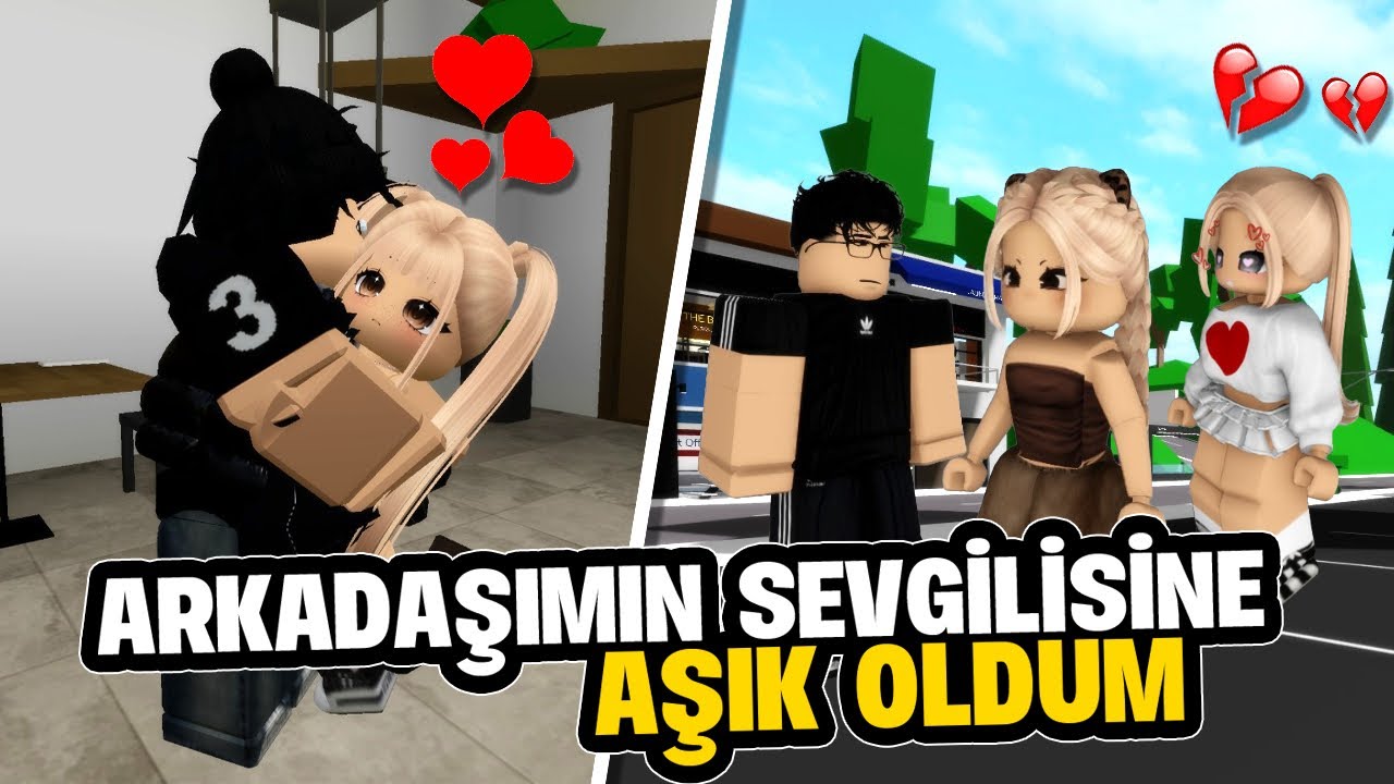 ARKADAŞIMIN SEVGİLİSİNE AŞIK OLDUM  roblox brookhaven 🏡rp / Roblox dizisi