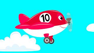 ten little planes kote kitty songs babies learn numbers