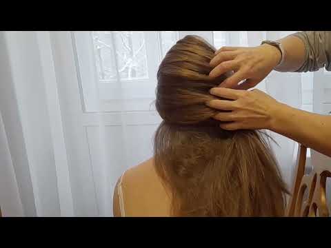 ASMR * Long Hair Play * Scratching * Brushing * Coffeegirl
