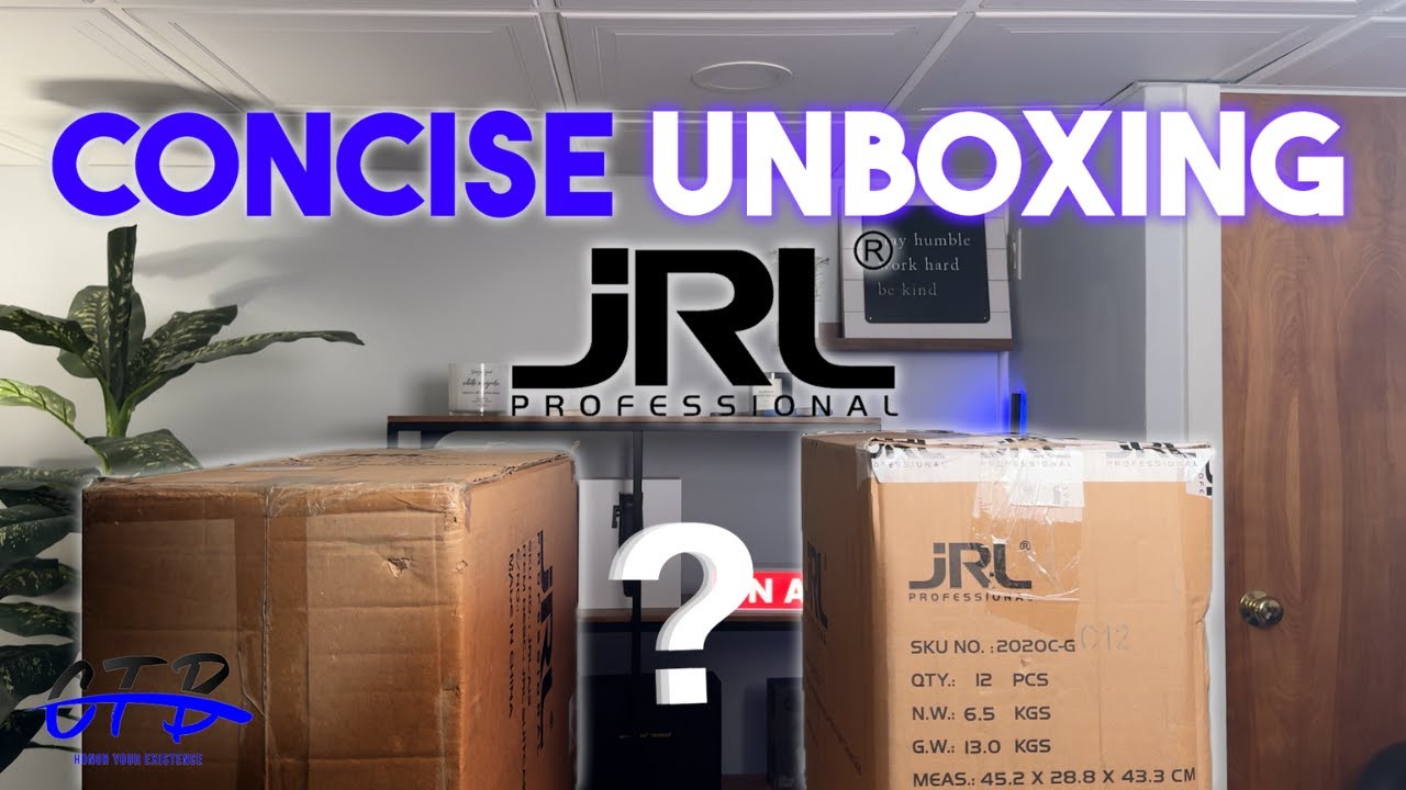 CONCISE UNBOXING JRL PROFESSIONAL!