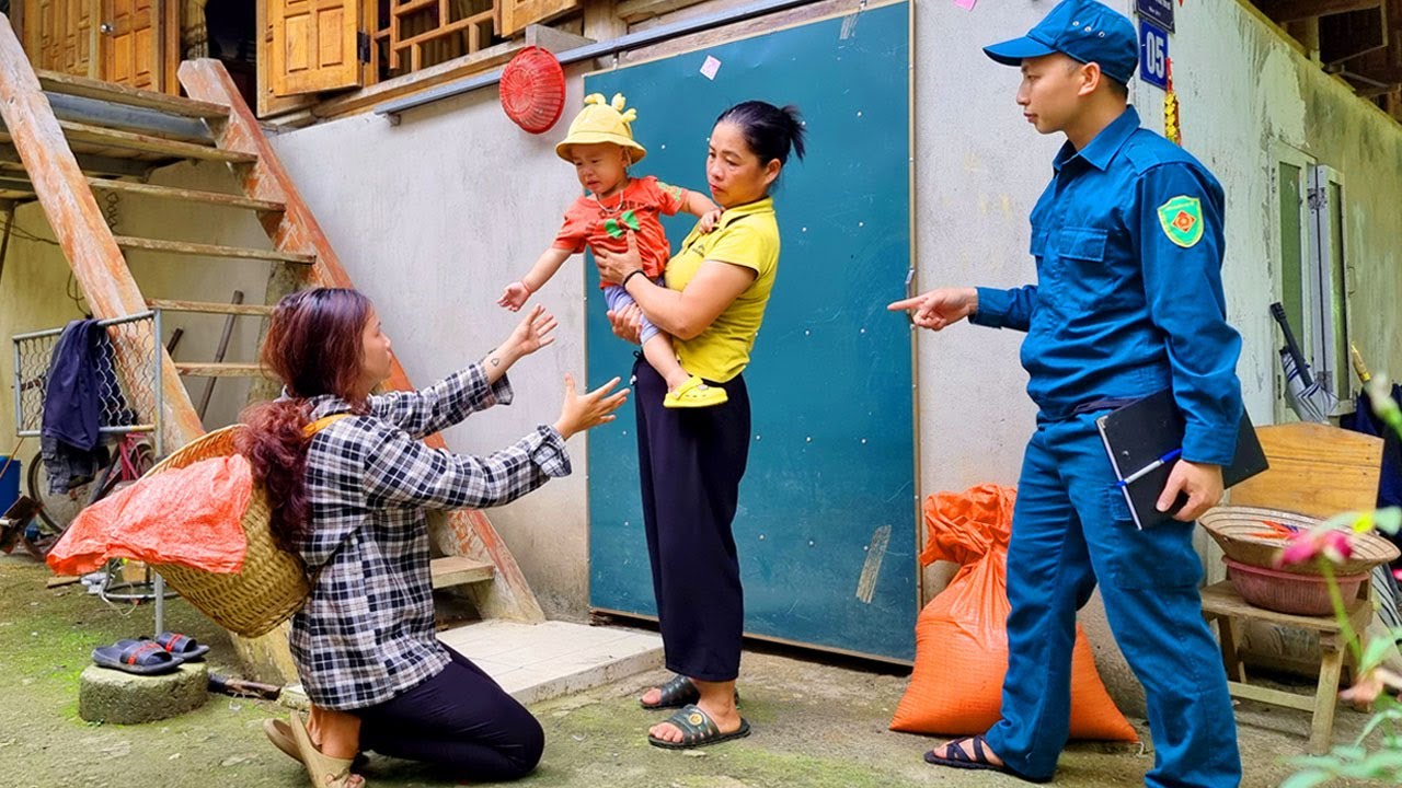 A kind police officer helps a 17-year-old single mother get her child ...