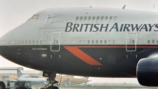 BRITISH AIRWAYS 1989  1992. Highlights.  BA’s 747400; Super Shuttle relaunch; Club Europe & more.