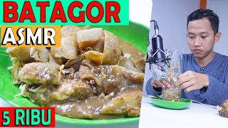 ASMR 🤤 BATAGOR STREET FOOD EATING SOUND ~ ASMR INDONESIA - fried  dumplings meatbal tofu ~ Laiqul