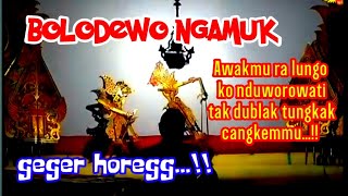 PRABU BOLODEWO NGAMUK..!! (Lakon wayang  tanpa limbukan dan goro-goro) #Alm.Kiseno