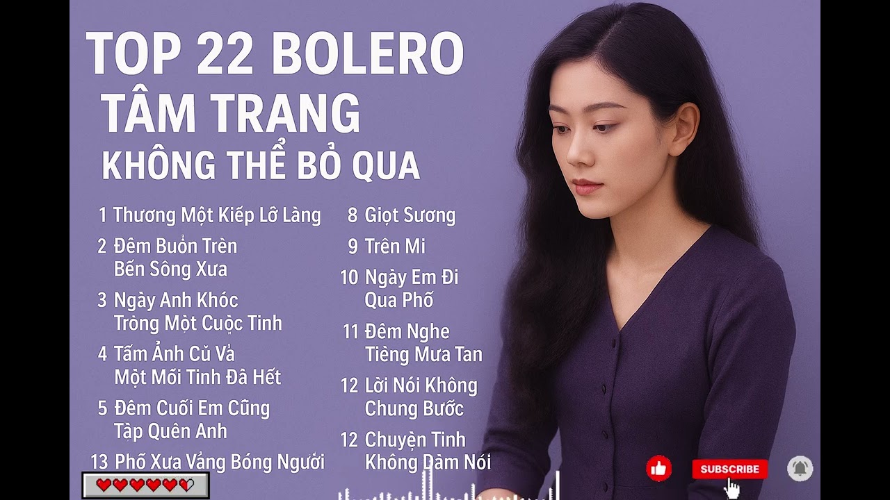 TOP 22 Bolero Tâm Trạng Không Thể Bỏ Qua | Tuyển Chọn Bolero Buồn Hay Nhất 2025