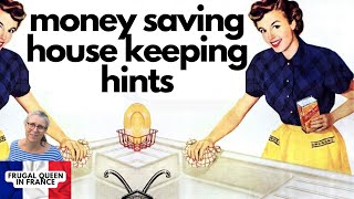 Money Saving House Keeping Hints #frugalhome #homeandgarden #cleanhome #savemoney #cleaning
