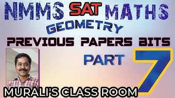 NMMS SAT MATHS GEOMETRY PREVIOUS PAPERS BITS PART 7