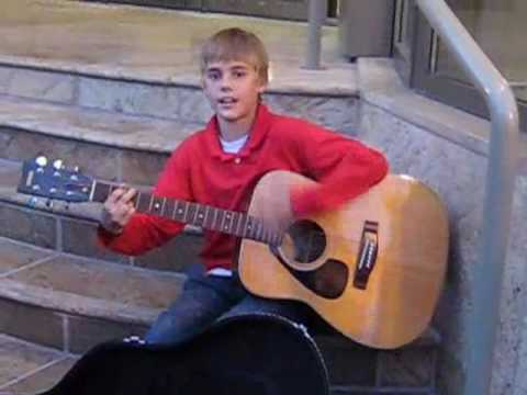 The Star of Stratford, Canada- Justin Bieber (before he was famous)