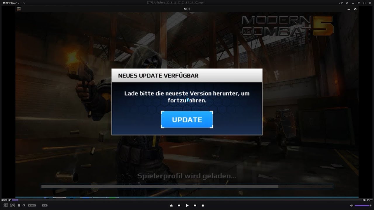 Update Modern combat 5 for  windows