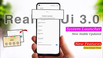 Realme UI 3.0 System Launcher New Update |New Features Android 13 | realme UI 3.0 Launcher