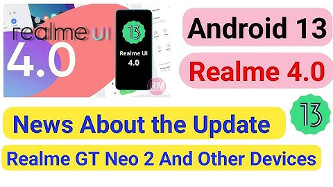 Android 13 Beta Update For Realme GT Neo 2||Realme 4.0 in Realme GT Neo 2|Android 13 Realme GT Neo 2