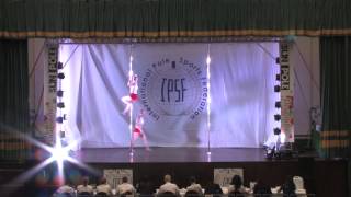 Sina Saari & Annika Alanko MIXED DOUBLES PRELIM - WORLD POLE SPORTS CHAMPIONSHIPS 2014