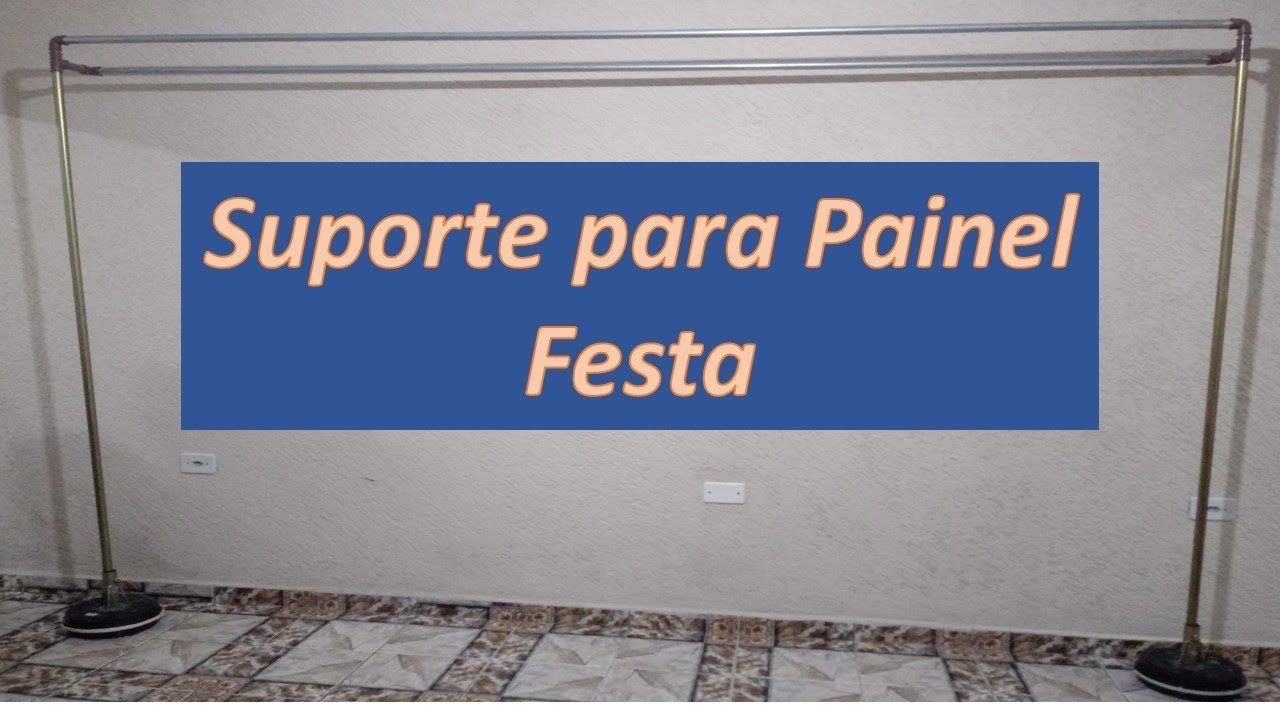 Suporte para Painel de festa super facil
