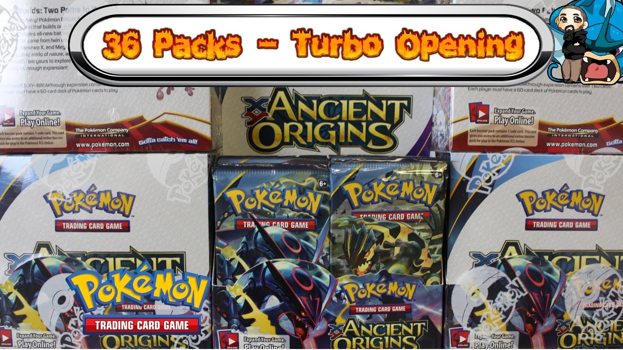 Turbo Opening: Ancient Origins booster box - All 36 packs! Pokemon TCG  unboxing